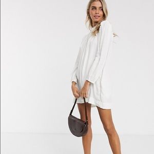 Free People Cover Swing Tunic Dress White Size Sm